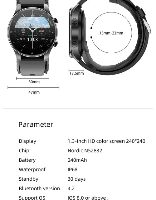 Load image into Gallery viewer, Blood Pressure Watch With Inflatable Airbag
