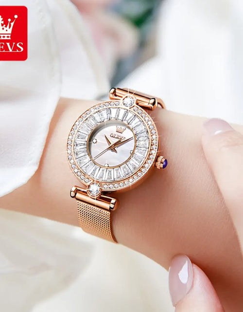 Load image into Gallery viewer, Luxury Diamond Quartz Watch
