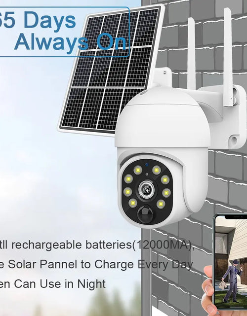 Load image into Gallery viewer, 4G Solar Surveillance Camera Waterproof
