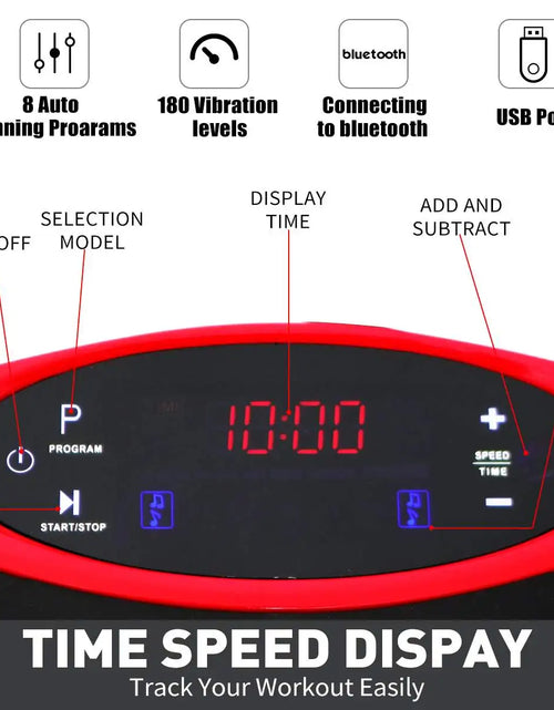 Load image into Gallery viewer, Exercise Fitness Vibration Machine Trainer Plate Platform
