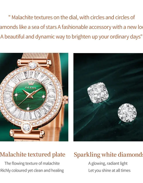 Load image into Gallery viewer, Luxury Diamond Quartz Watch
