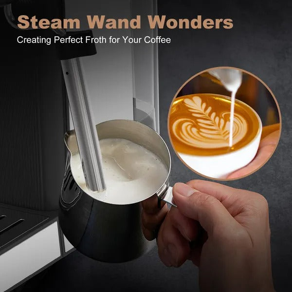 Geek Chef Espresso Machine with Milk Frother