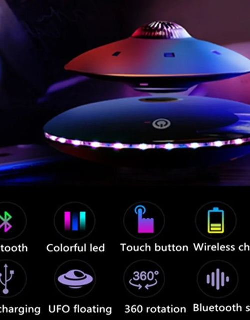 Load image into Gallery viewer, Levitating UFO Speaker LED Lamp
