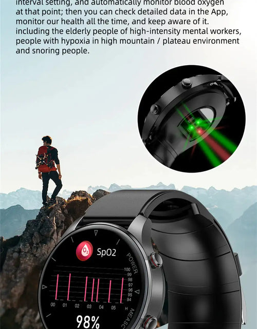 Load image into Gallery viewer, Blood Pressure Watch With Inflatable Airbag
