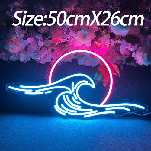 Load image into Gallery viewer, Neon Sign Mountain And Flow Water Led Lamp
