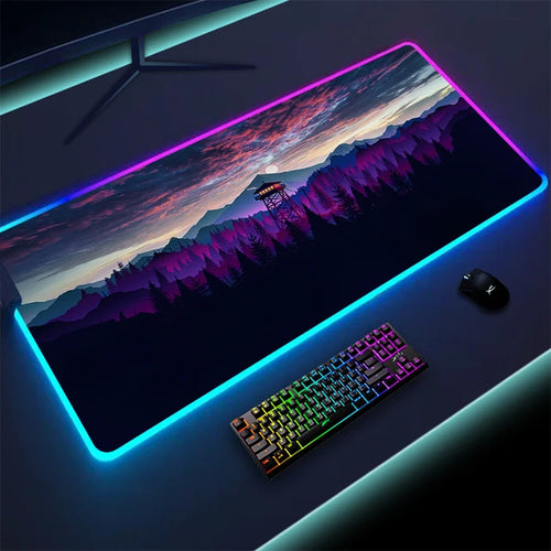 Load image into Gallery viewer, Non-slip RGB Gaming Pad
