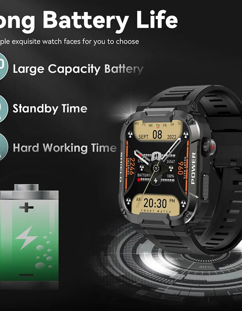 Load image into Gallery viewer, Outdoor Military Smart Watch Men
